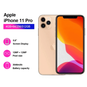 Apple iPhone 11 Pro 4GB RAM 64/256GB ROM Original Unlocked 5.8" Super Retina XDR OLED Face ID NFC 4G Cell Phone Fast Shipping